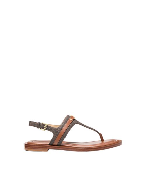 Mandy sandalo con cinturino a T e logo MICHAEL KORS | 40S5MAFS1B227